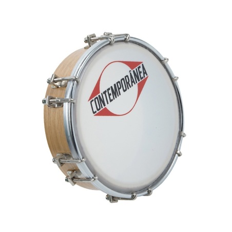 Tamborim 6" de madera -12 tensores                          