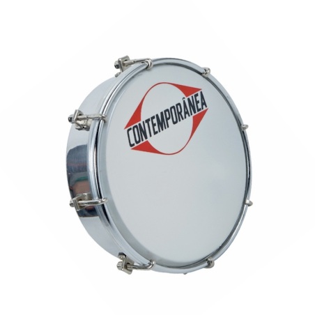 Tamborim 6" cromado 8 tensores Pro Contemporanea            