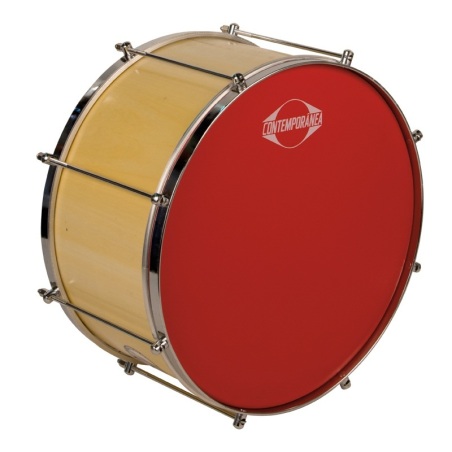 Zabumba de madera de 16"x 20 cm                             