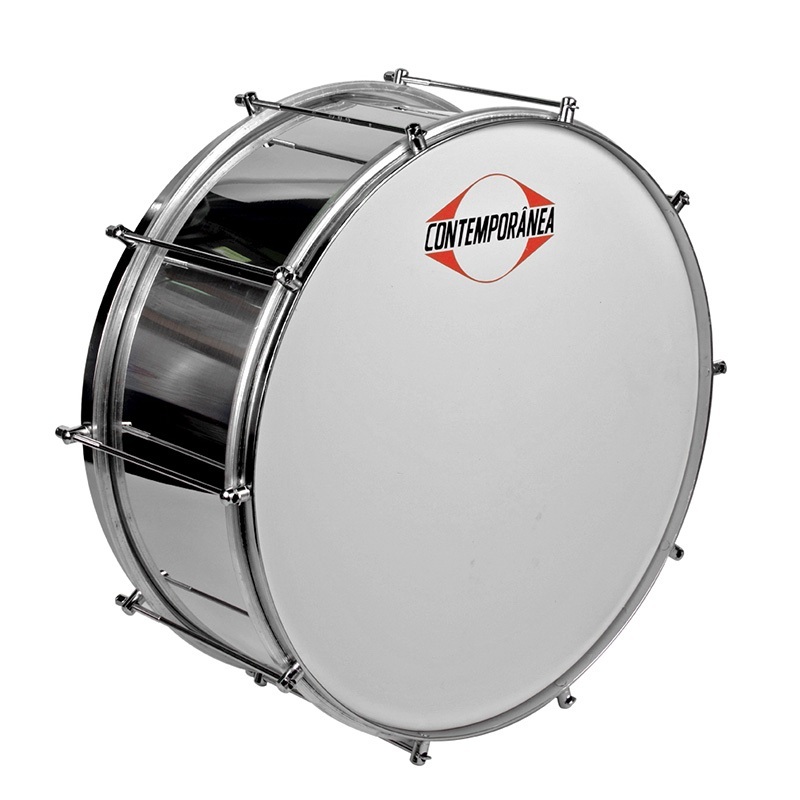 Zabumba de aluminio de 18"x 20 cm...