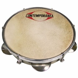 Pandeiro 10" fusta membrana pell Light