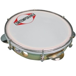 Pandeiro 8" mad-piel plasti li                              