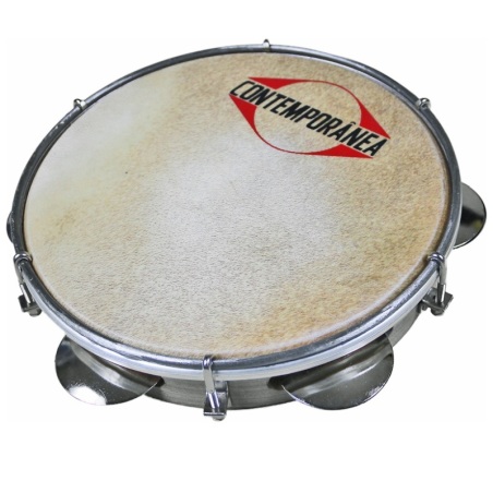 Pandeiro 8" mad-piel nat. - Li                              