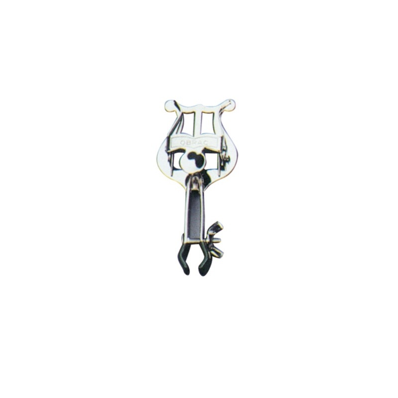 Atril con pinza, níquel...