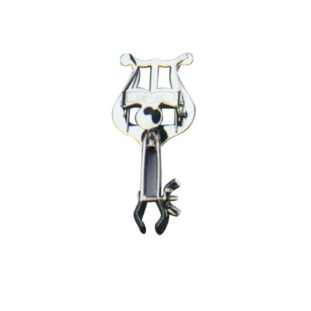 Atril con pinza, níquel                                     