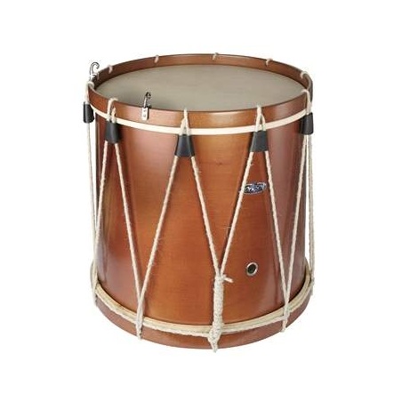 Rope drum 15" with skin drumhead                            