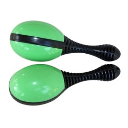 Maraca parell verda